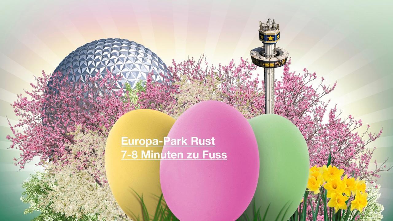 Gaestehaus Tante Tienchen 7 Minuten Zu Fuss Zum Europa Park , Plus Kostenloses Parkplatzticket Rulantica ,Alle Unsere Suiten Haben Einen Balkon ルスト エクステリア 写真